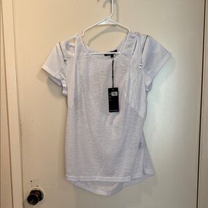 Elegant White Short Sleeve Tee